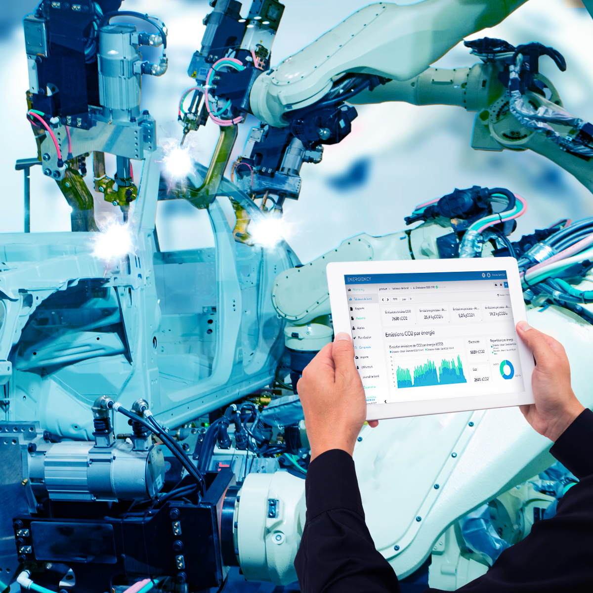 Notre logiciel d’analyse et de pilotage de la performance énergétique industrielle